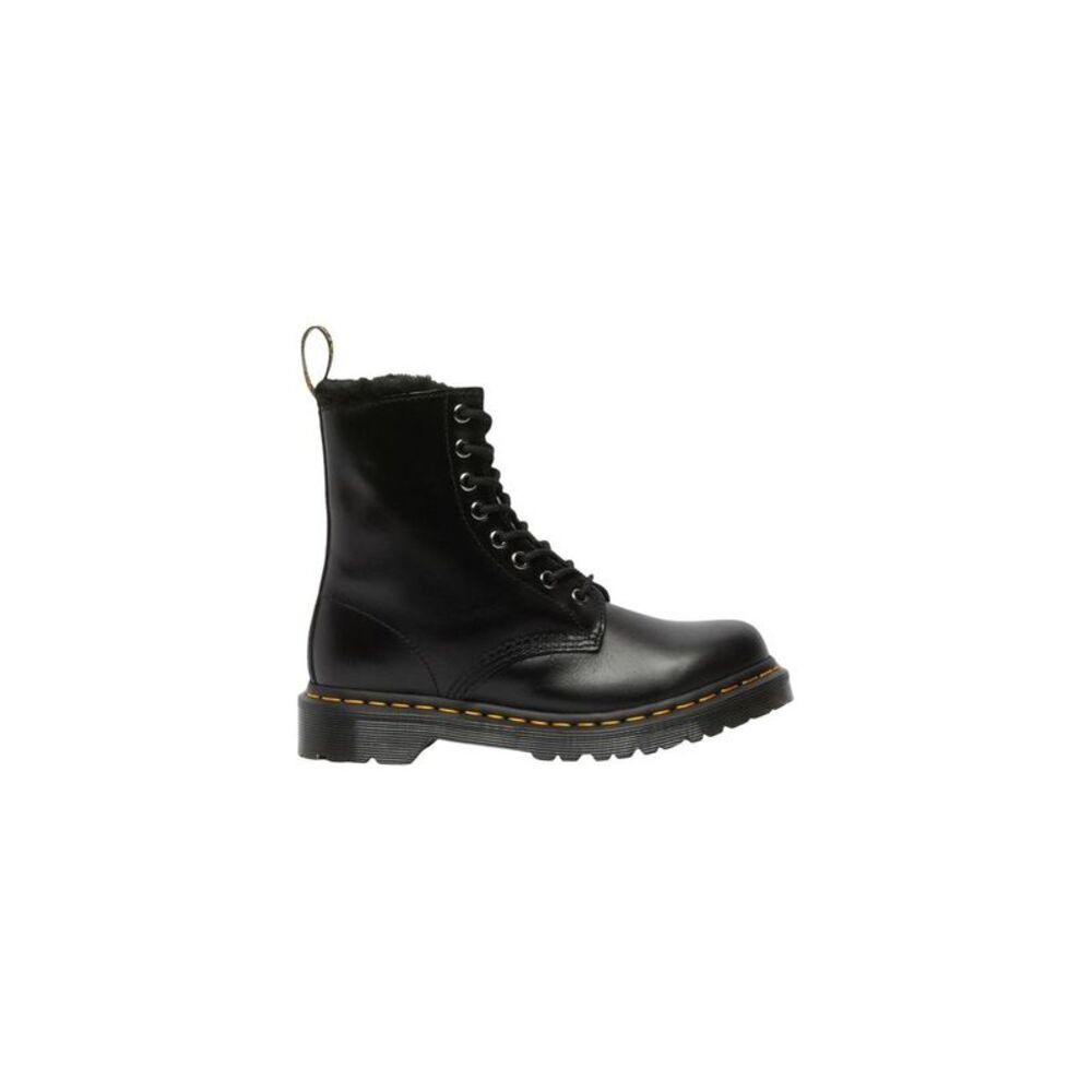 Dr. Martens Black Leather Lace-Up Women's Boots
